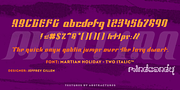 Martian Holiday™, a Font by MINDCANDY (Thumbnail 4 of 4)