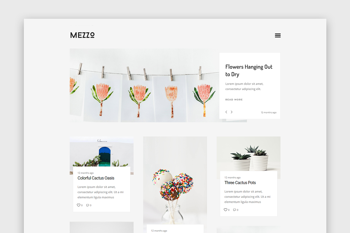 Mezzo - Lifestyle WordPress Blog, a WordPress Template by PerfectlyThemed