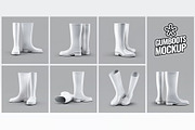 Gumboots Mock-Up, an Apparel Mockup by DesignRushMarket (Thumbnail 2 of 7)