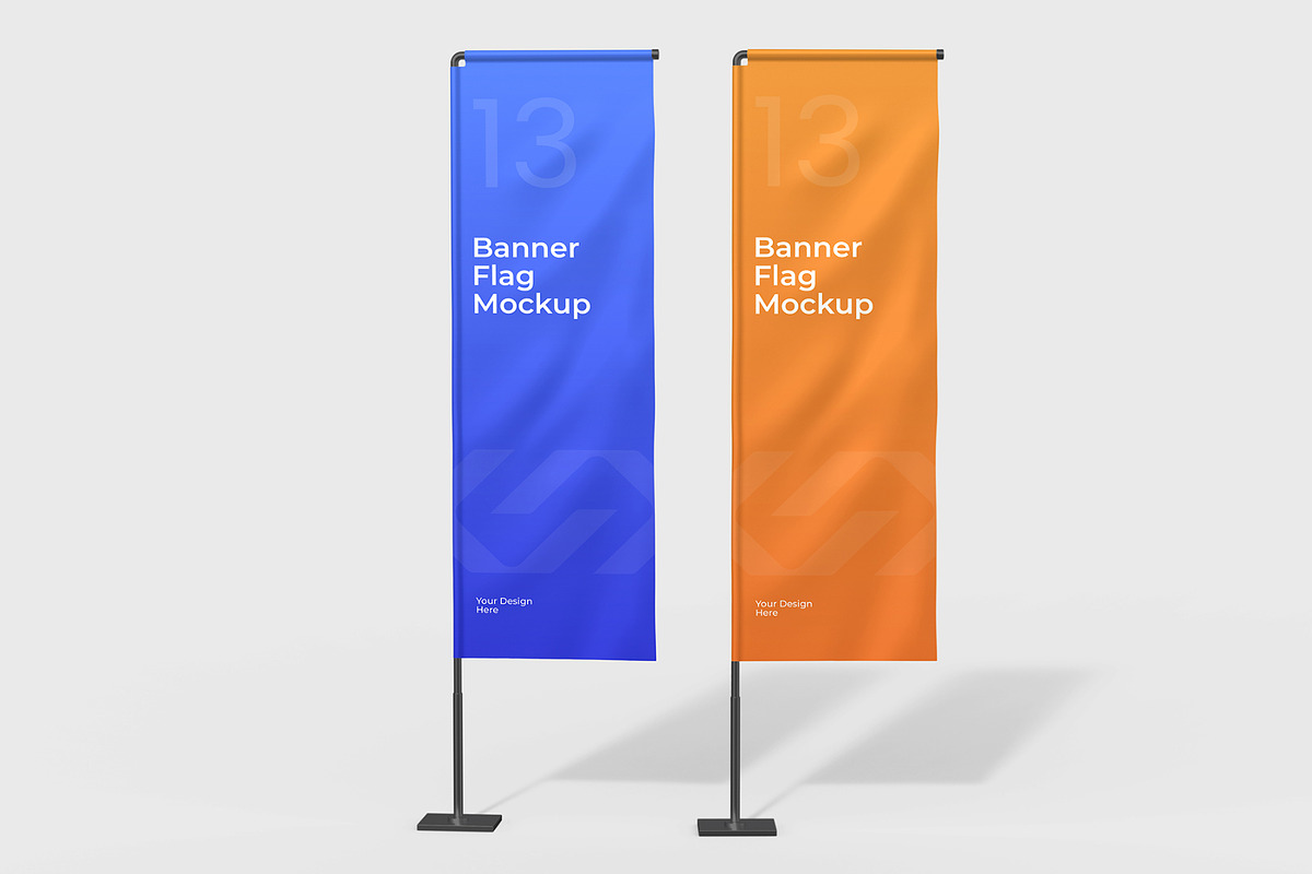 Convex Flag Mockup Template Set, a Product Mockup by graphypix (Photo 1 of 4)
