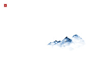 Sumi-e ink painting. Minimalism., an Illustration by Elina_Li (Thumbnail 35 of 38)