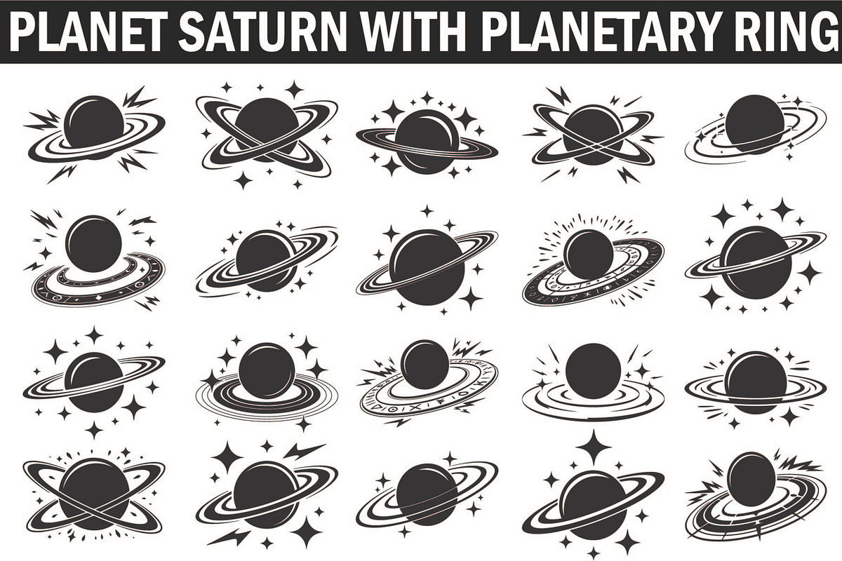 Planet Saturn planetary ring system, an Illustration by Amazin_art (Photo 1 of 21)