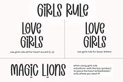 Girls Rule | Cute Handwritten Font, a Handwritten Font by KA Designs (Thumbnail 7 of 10)