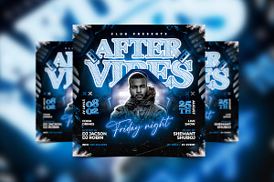 After Vibes Night Club Party Flyer, a Flyer Template by StarPixles11