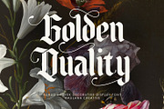 Bahud Aroyek Decorative Display Font, a Blackletter Font by Maulana Creative (Thumbnail 5 of 6)