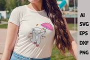 Funny Autumn Cats Kawaii Cat Clipart, an Animal Illustration by ARTify Illustrations (Thumbnail 4 of 5)