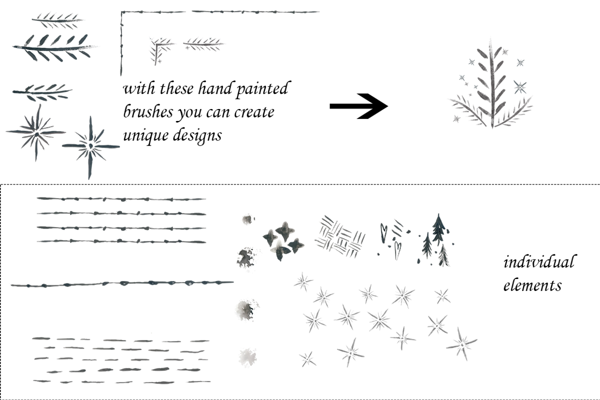 MINIMALIST CHRISTMAS SET, an Object Graphic by Alexandra Fulger (Photo 4 of 5)