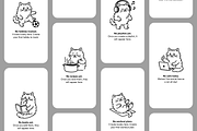 12 Hand-Drawn Cat Illustrations, an Empty State Illustration by Nimart (Thumbnail 8 of 11)