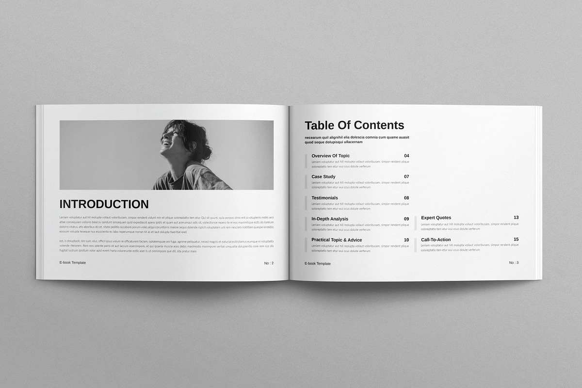 Ebook Template, a Brochure Template by E-Type (Photo 2 of 7)