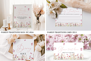 Wildflower Baby Shower Bundle, an Invitation Template by Digital_Mind (Thumbnail 4 of 9)