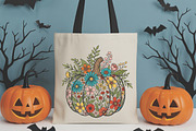 Floral Pumpkin Png Boho Fall Pumpkin, an Illustration by Libby Wishes (Thumbnail 5 of 5)