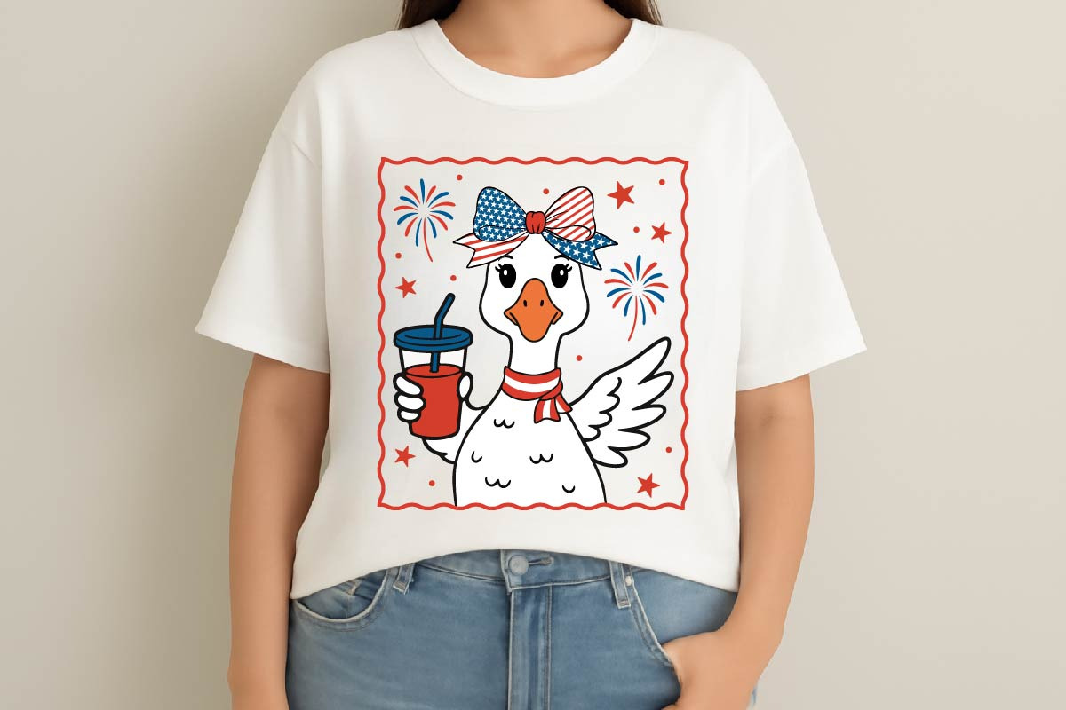 4th of July Mama Goose Png SVG, an Object Graphic by EllaMaiyaali (Photo 5 of 5)