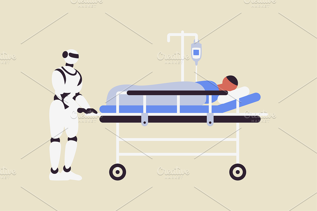 AI Medical Healthcare Illustration, a Healthcare Illustration by Jump Studio (Photo 7 of 10)