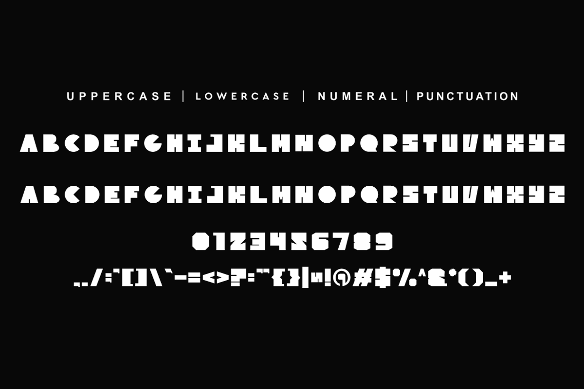 Enuser - Heavy & Block Font, a Sans Serif Font by QR Design Studio (Photo 6 of 7)