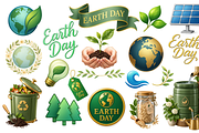 Earth Day Eco Elements, an Object Graphic by MarisoArt (Thumbnail 8 of 8)