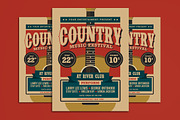 Country Music Festival, a Flyer Template by Muhamad Iqbal hidayat (Thumbnail 1 of 4)
