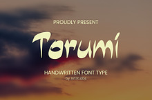 Torumi Asian Brush Style Typeface