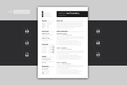 Resume Template, a Resume Template by HR Studio (Thumbnail 1 of 4)