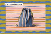 Organic Lines – Seamless Patterns, a Pattern Graphic by iliveinoctober (Thumbnail 6 of 11)