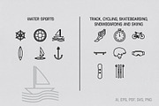 Linear Sports Icons, an Icon by The Fake PNG (Thumbnail 8 of 11)