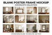 Blank Poster Frame Mockup, a Templates & Theme by VetalStock (Thumbnail 1 of 3)