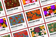 Retro Christmas Floral Set, an Illustration by angelainthefields (Thumbnail 7 of 7)