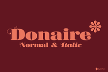 Donaire, Reg. & Italic