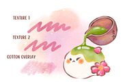 Kawaii procreate cotton brush, a Brush Add-On by ProcreateiBox (Thumbnail 3 of 6)