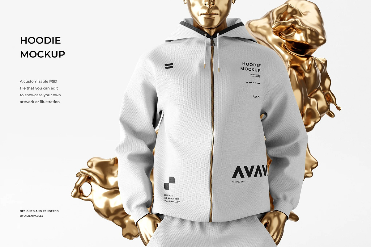 Hoodie Mockup, a Hoody Mockup by zpackcreative (Photo 1 of 7)