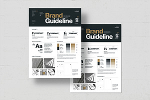 Brand Guideline Poster Template