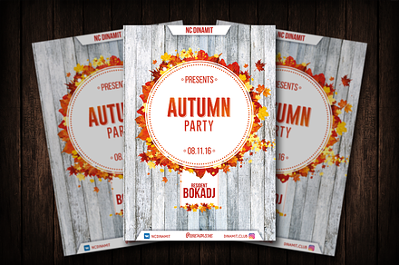 Autumn Party Flyer Template