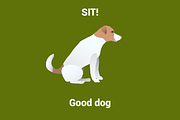 Dog, doggy, pet, vector, an Animal Illustration by Samoylov (Thumbnail 2 of 2)