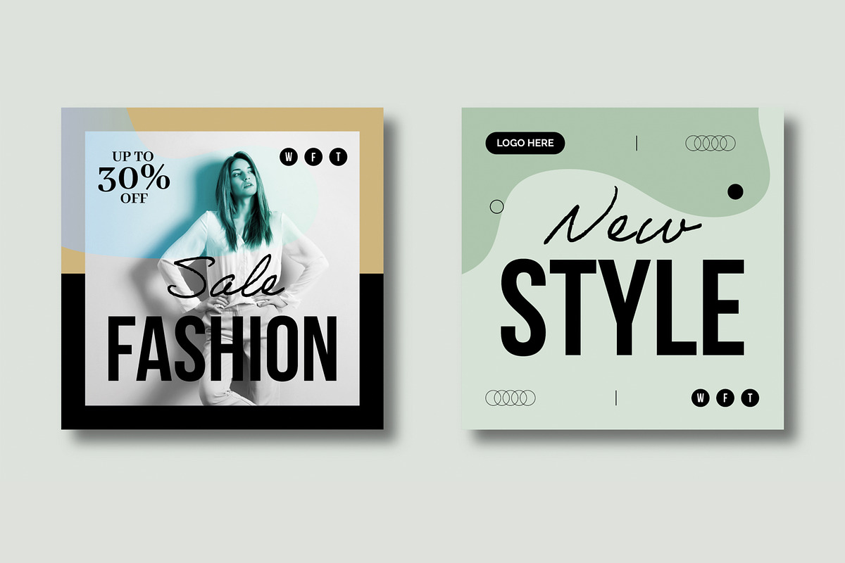 Trendy Fashion Social Media Design, a Social Media Template by MightyDesign (Photo 3 of 8)