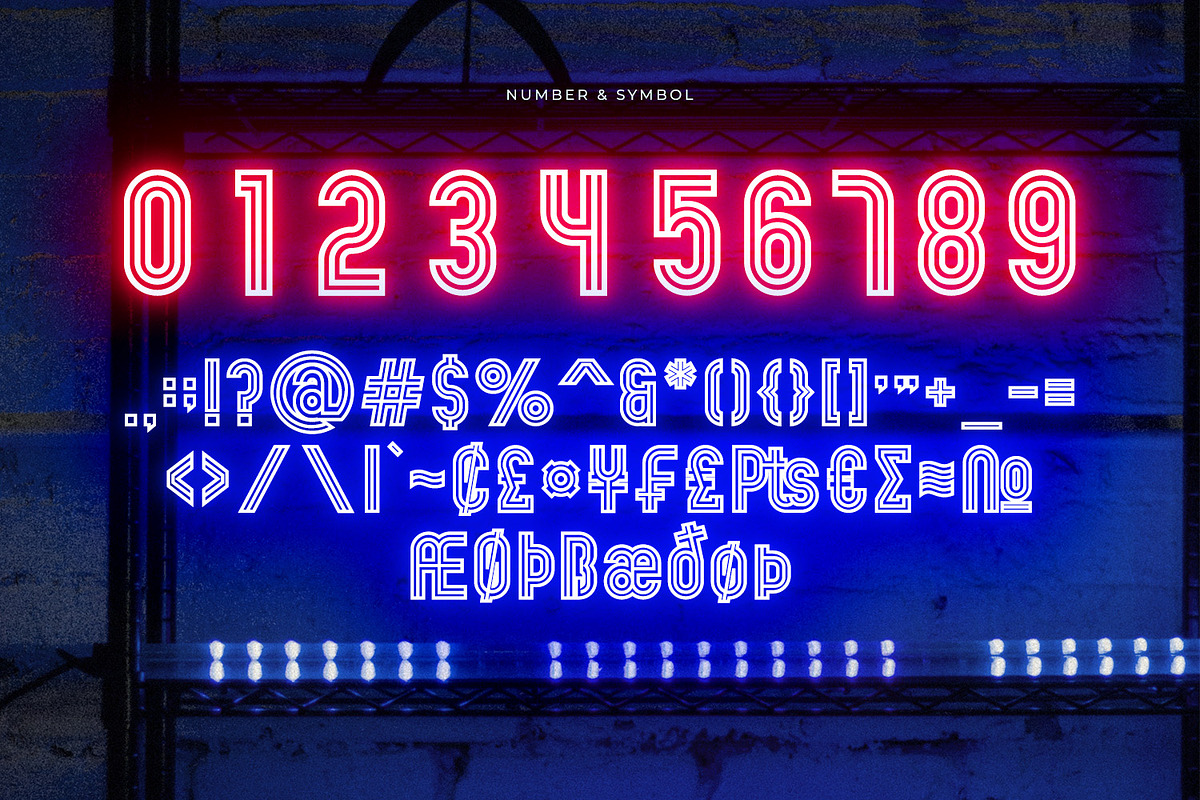 Zeneon, a Symbol Font by Ditatype (Photo 9 of 10)