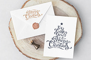 Merry Christmas Calligraphy, a Decorative Illustration by Margo Miller (Thumbnail 1 of 24)