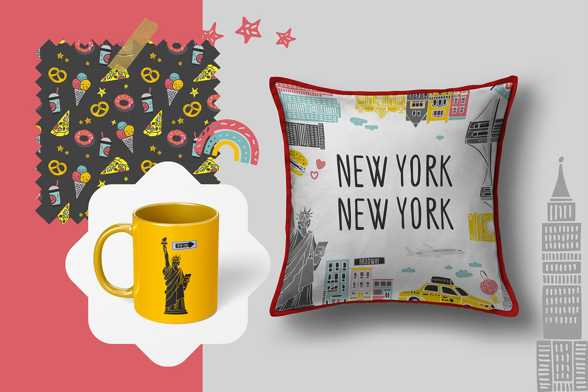 New York symbols & maps, an Object Graphic by yttadesign (Photo 6 of 11)