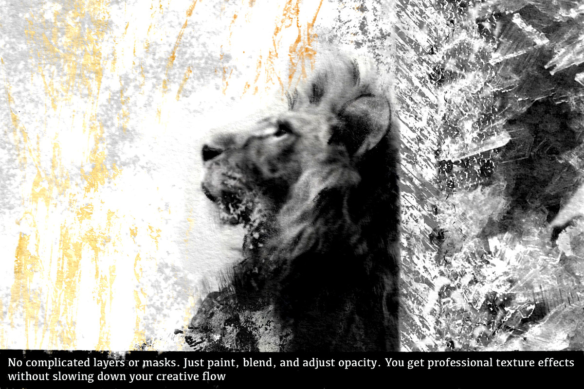 Distressed Grunge Texture Brushes, a Brushes & More by HabitusDesigns (Photo 4 of 7)