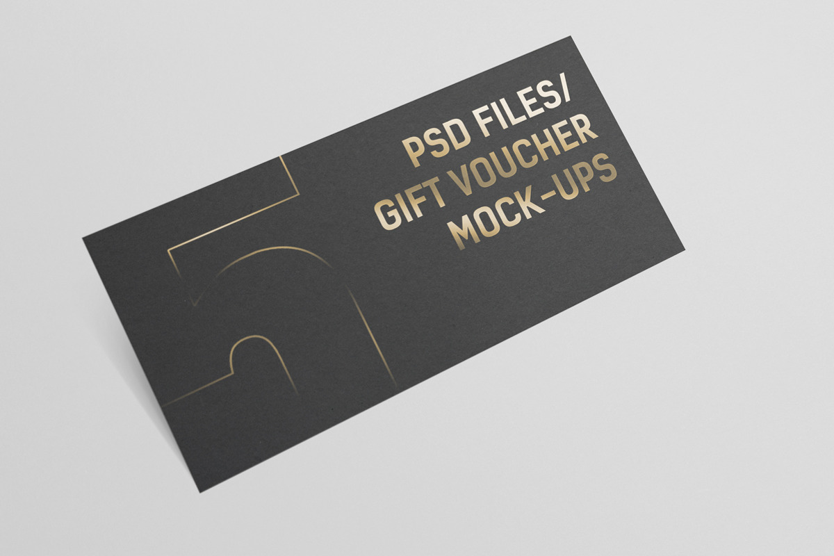 Gift Voucher Muck-Ups, a Print Template by resumetemplathttps://d3es (Photo 3 of 8)