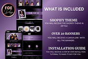 Shopify Theme, Website Banners Hairs, a Shopify Template by Foedesigner (Thumbnail 3 of 10)