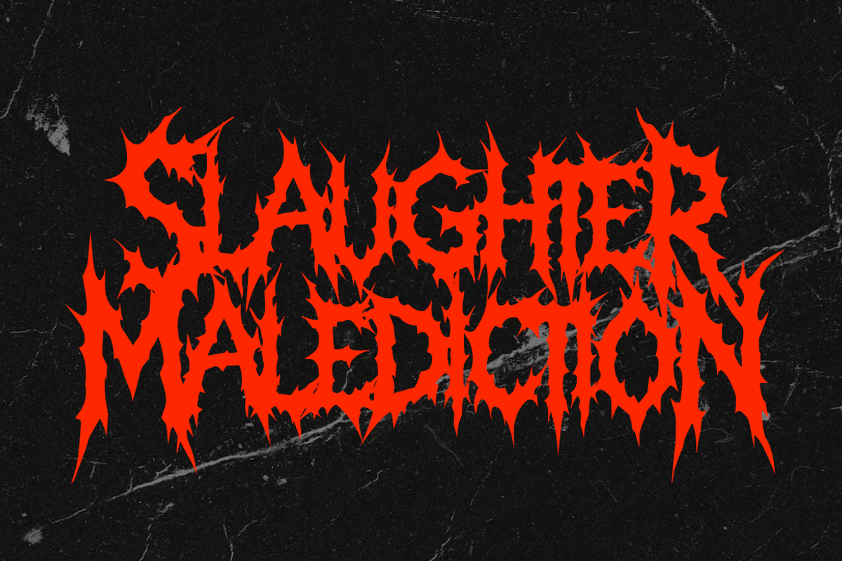 Ruination - Death Metal Font, a Symbol Font by Masyafi Studio (Photo 8 of 9)
