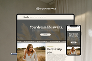 Squarespace Coach Website Template, a Squarespace Template by molly ho studio (Thumbnail 1 of 9)
