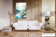 River Watercolor Landscape Print Art, a Poster Template by MagicLove Creations (Thumbnail 3 of 8)