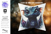 Animated Pillow Video Mockup, a Household Mockup by StyledProductMockups (Thumbnail 14 of 15)