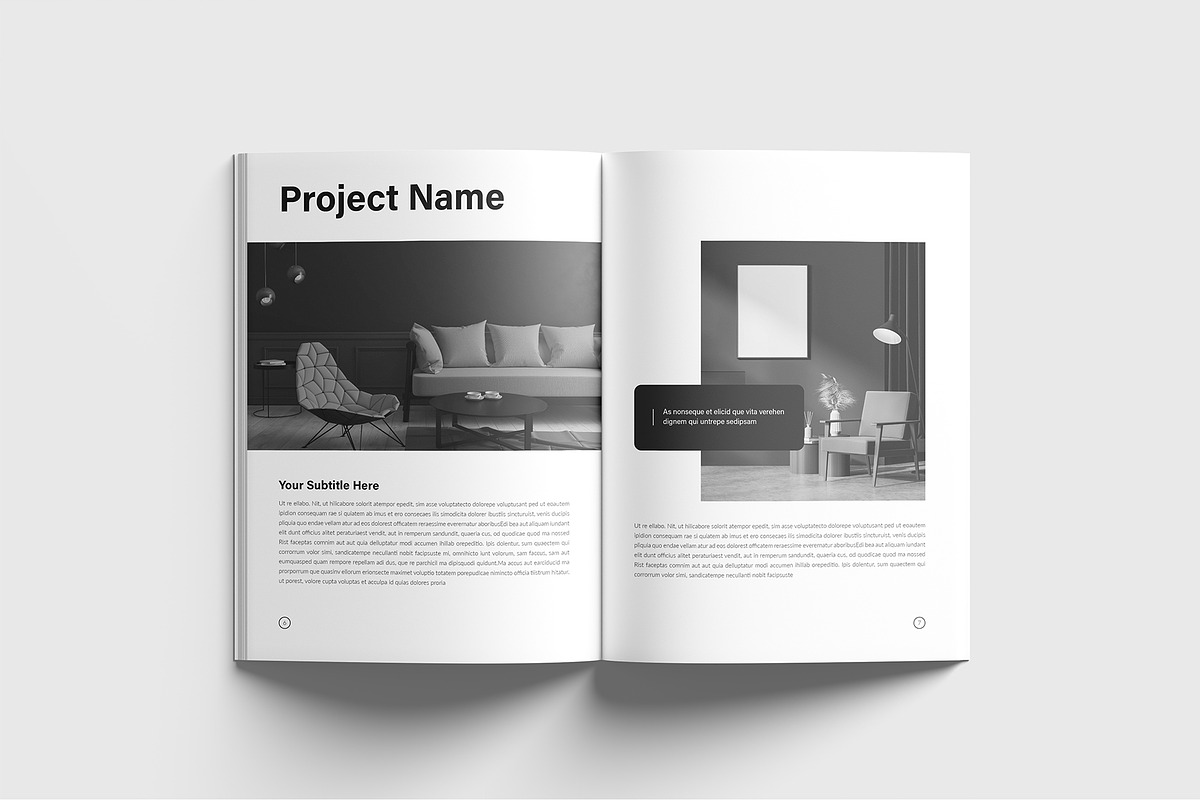 Interior Design Template, a Design Template by RusenoelType (Photo 4 of 9)
