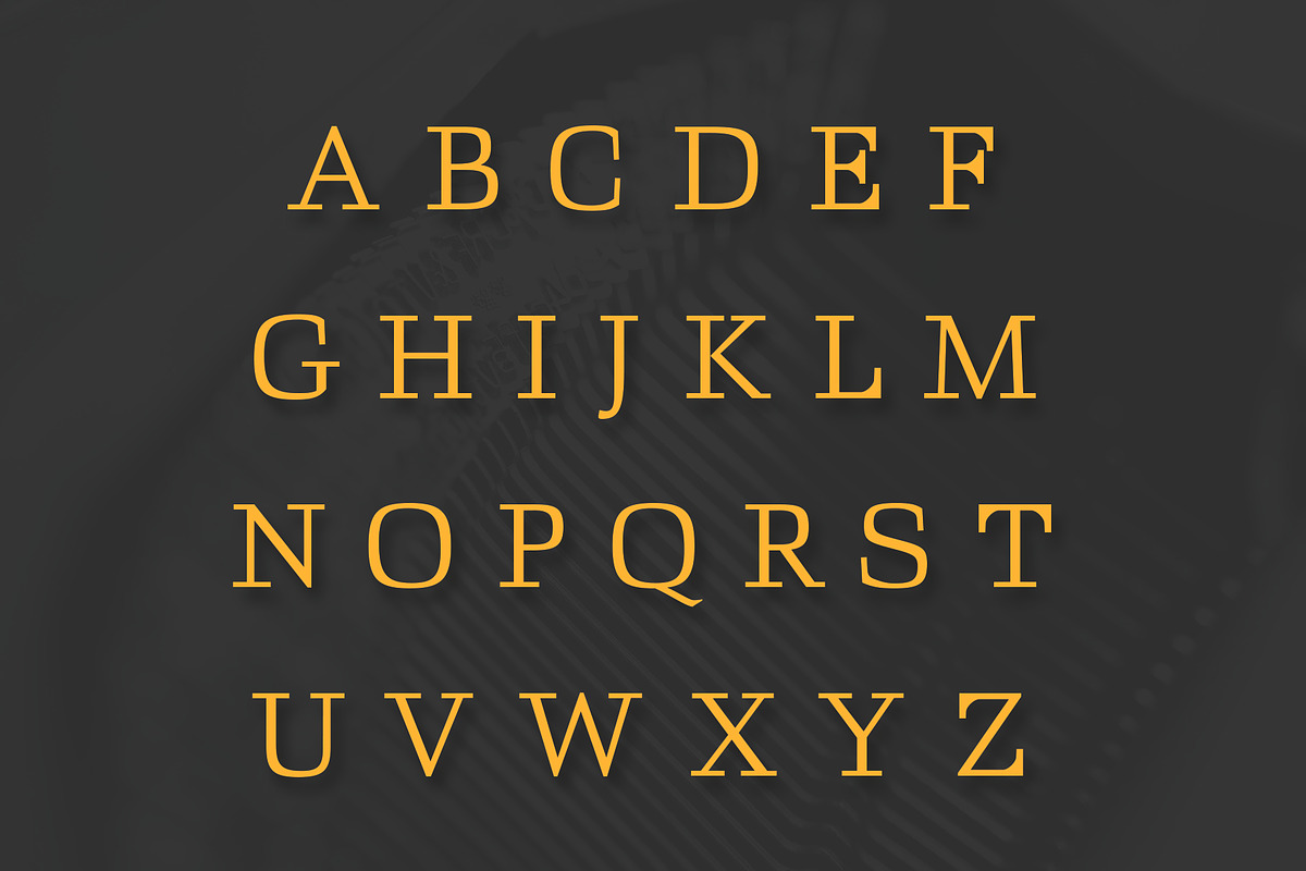 ARCHIBALD: A Classic Slab Serif preview 3