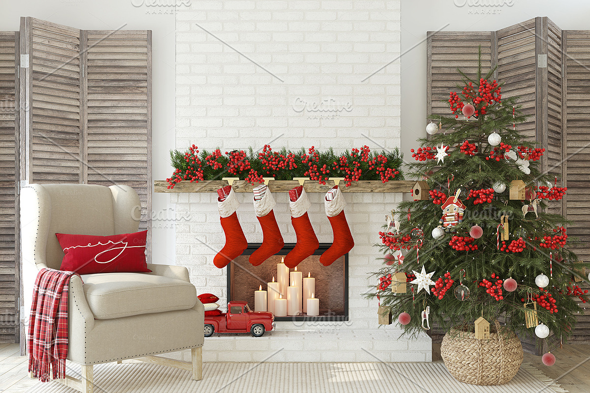MAGIC CHRISTMAS Frame Mockups, a Print Template by MyHomeMockups (Photo 3 of 12)