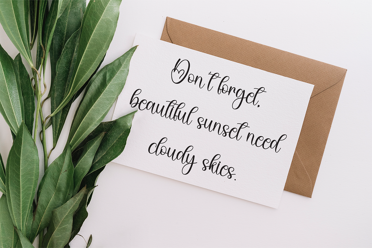 Mothersday | Script Font, a Handwritten Font by Scratchones (Photo 5 of 9)