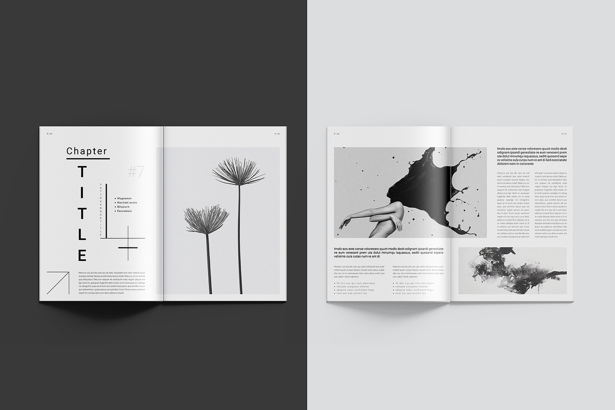 Book Title Layout Design Template, a Brochure Template by StyleArt (Photo 18 of 21)