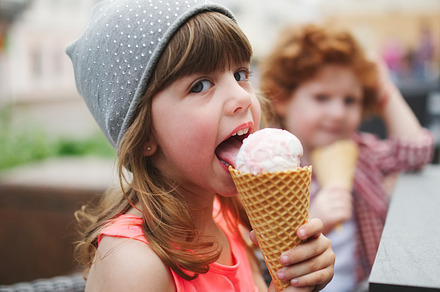 Two cute hipsters eating icecream featuring ice, cream, and hipster, a Person Photo by AlohaHawaii