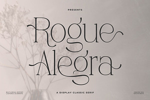 Rogue Alegra Display Classic Serif